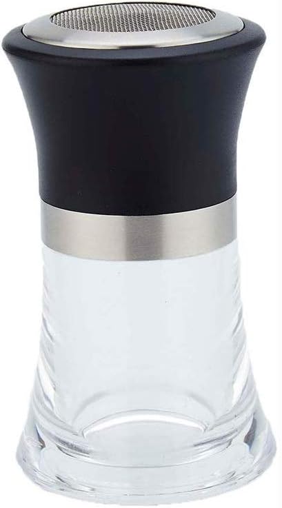 Glass Cruet, Seasoning Bottle, Manual Barbecue Cumin Bottle Glass and Stainless Steel Cruet
