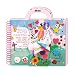 Produktbild Avenir 6301895 Ausmalspiel Fantasiegarten, 4in1 Aktivitätenbuch, DIY Kreativ-Set mit Ausmalbildern, Stempel, Schablonen und Rätselspielen, für Kinder ab 3 Jahren