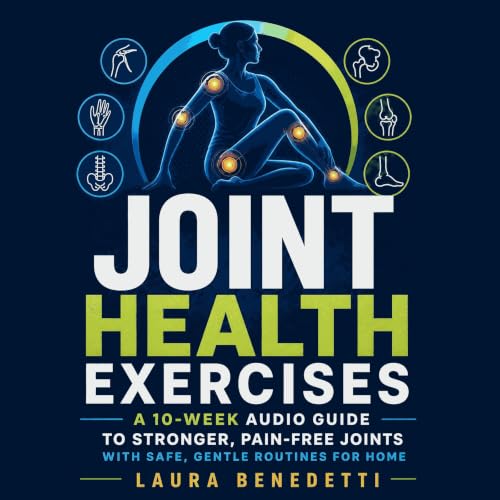 Page de couverture de Joint Health Exercises: A 10-Week Audio Guide to Stronger, Pain-Free Joints With Safe, Gentle Routines 