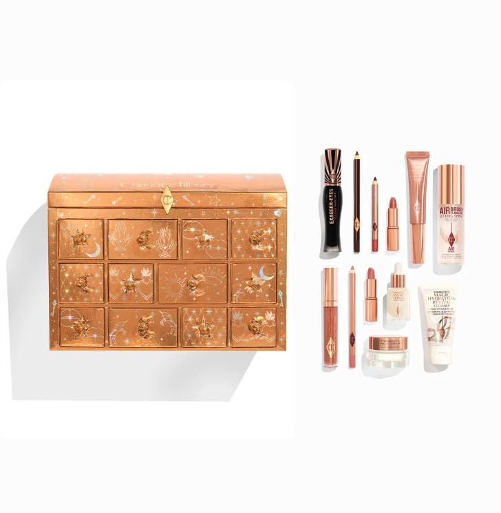 Calendario de Adviento Beauty Treasure Chest 2025 – Lujoso 12 días Glow-Up - T.W.V. €580 - Edición limitada - Oferta del viernes negro