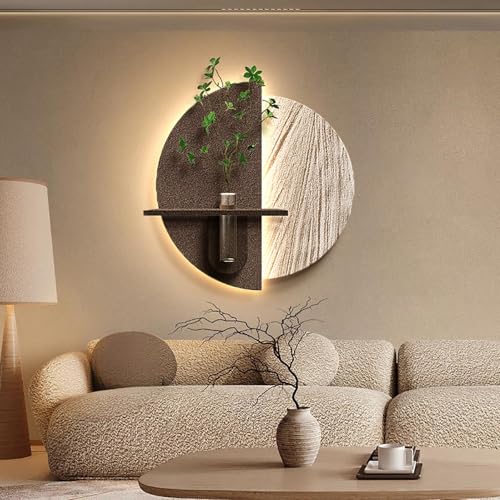 Décoration murale 3D LED pour illuminer votre entrée ou bureau moderne