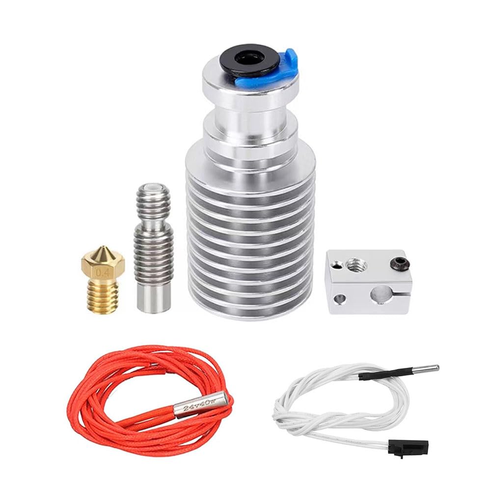 HzdaDeve Hotend do Prusa I3 MK3 głowica drukująca radiator Heat Break zestaw do wytłaczarki z dodatkowym zamiennikiem do drukarki 3D Prusa I3 MK3/Prusa I3 MK3S +