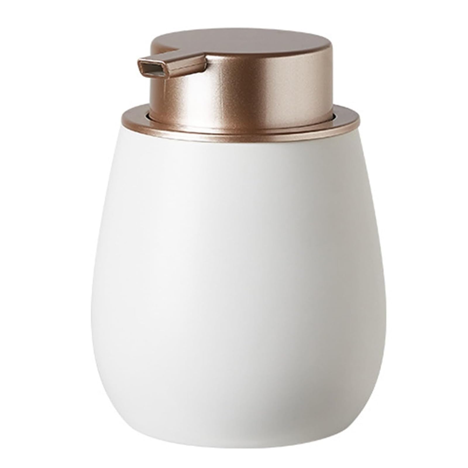 Yofab B Countertop Ceramic Foaming Soap Dispenser 400Ml Hand Foam With Pump For Arthroom Vintage Athroom Decor(B)