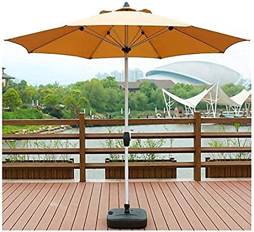 Parasol de jardin 2m70 CLSDRZC avec manivelle mât alu anti-vent