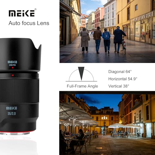 'Lente Meike 35mm F2.0 Autofocus para cámaras Sony E Mount: A7, A7R, A7IV, A7R IV, A7III, A7RII, A7RIII - Fernando Cortés