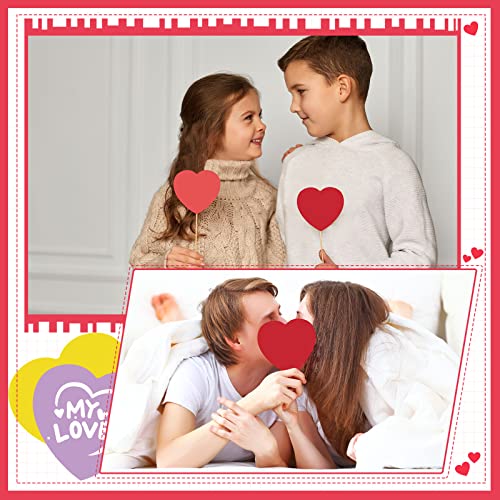 108 Pcs Heart Cutouts Paper Heart Shaped Cards Large Heart Shapes Colorful Cutouts For Valentine's Day Craft Classroom Bulletin Board Decor Kid's Love And Peace School Craft Projects (Heart Shaped) #TOP4