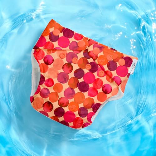 Image of SuperBottoms Swimming Diapers for Babies & Toddlers - Reusable & Adjustable Swim Diapers - Washable Cloth Diapers - Skin Friendly Fabric - Easy to Clean - Fits 3M - 3Y