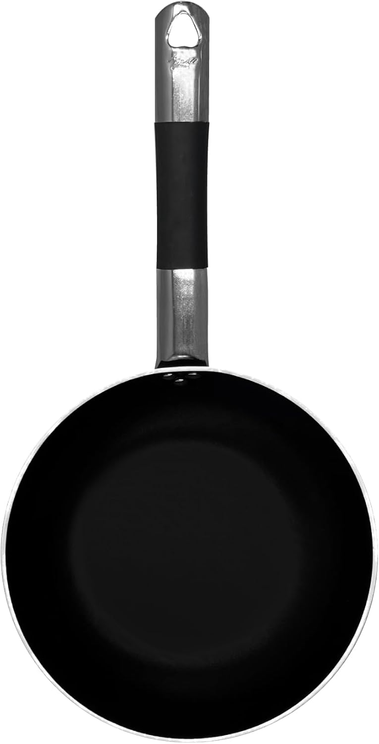 Pentole Agnelli Aluminium Black 3 Mm. Crystal Saute Pan 3 Mm. Thick, Diameter 24 Cm.