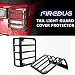 Firebug 2007-2017 Jeep Taillight Covers Stainless Steel Matte Black, Jeep Wrangler Tail Light Guards Cover, Automotive Accessories Lights Covers, Jeep Rear Light Protectors, Jeep Tail Light Protectors