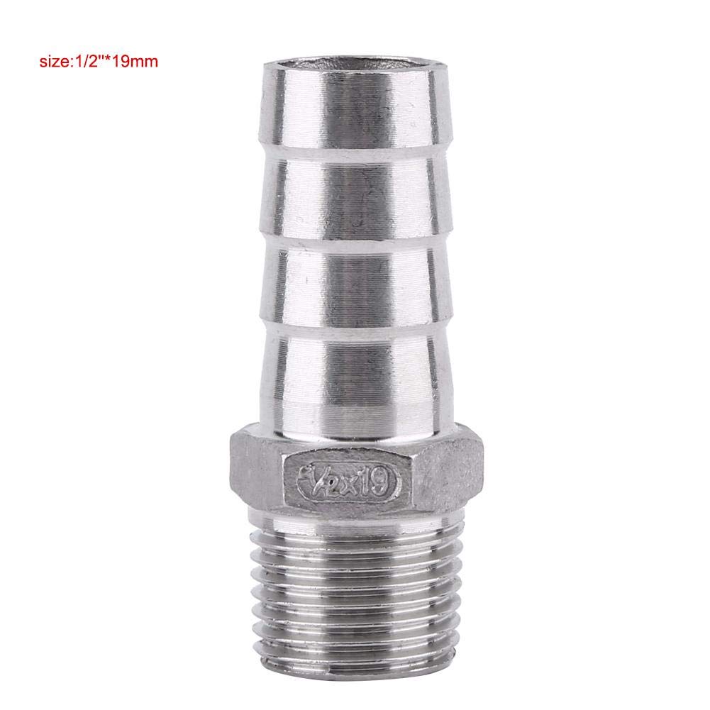 Raccordi per tubi in acciaio inossidabile 304 1/4 3/8 1/2 3/4 1 BSP femmina + maschio filettato a tre vie a gomo a 4 vie tipo T  13