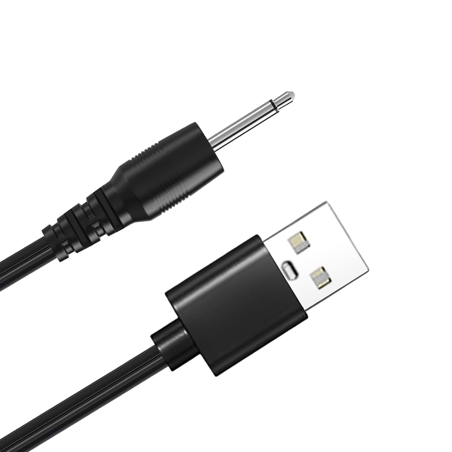 Cavo di ricarica rapida da USB A a DC 2,5 mm per massaggiatore vibrante, giocattoli, dispositivi di bellezza, luci, ventilatori, altoparlanti, cavo di ricarica di ricambio 1 m