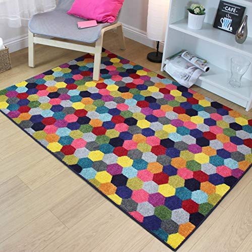 Flair Rugs Alfombra, Polipropileno, Multicolor, 160 x 230 cm