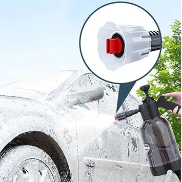 Polham 2 Liter High Pressure Car Wash Foam Sprayer Hand Pump Automobile Garden Cleaning Pump
