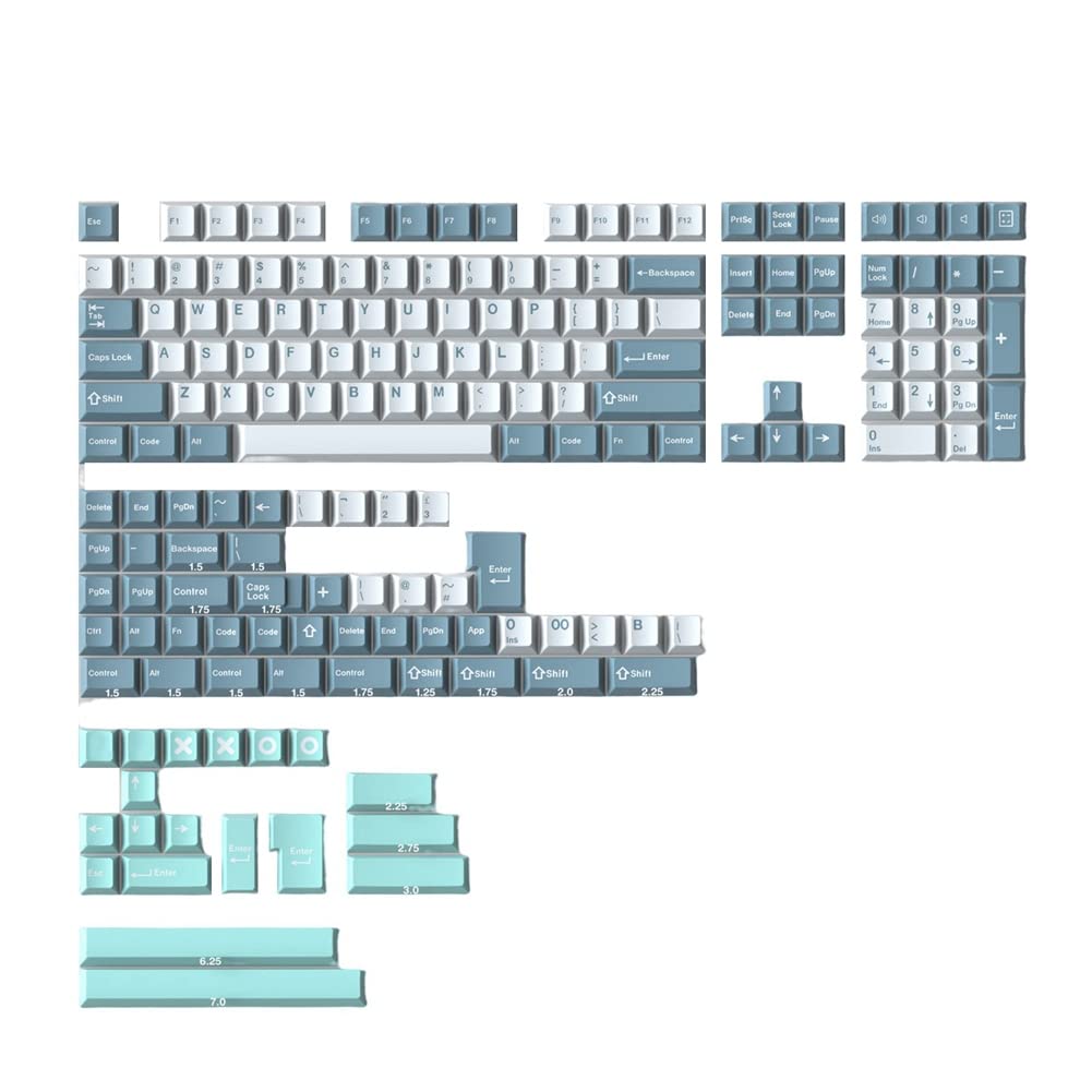 Touches PBT pour clavier mécanique Shoko 173 touches haut de gamme