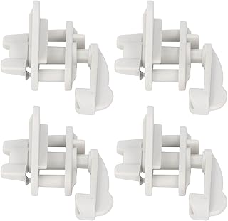 Pontoon Boat Door Latch Replacement Kit, Wide Application Corrosion Resistant Pontoon Boat Door Latches 1 to 1.25 in. 4 Set for Left Hand Yachts