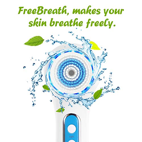Freebreath Facial Cleansing Brush Head Replacement Soft Facial Cleansing Brush Head For All J02 And J03 Models (2 Pack) #TOP4