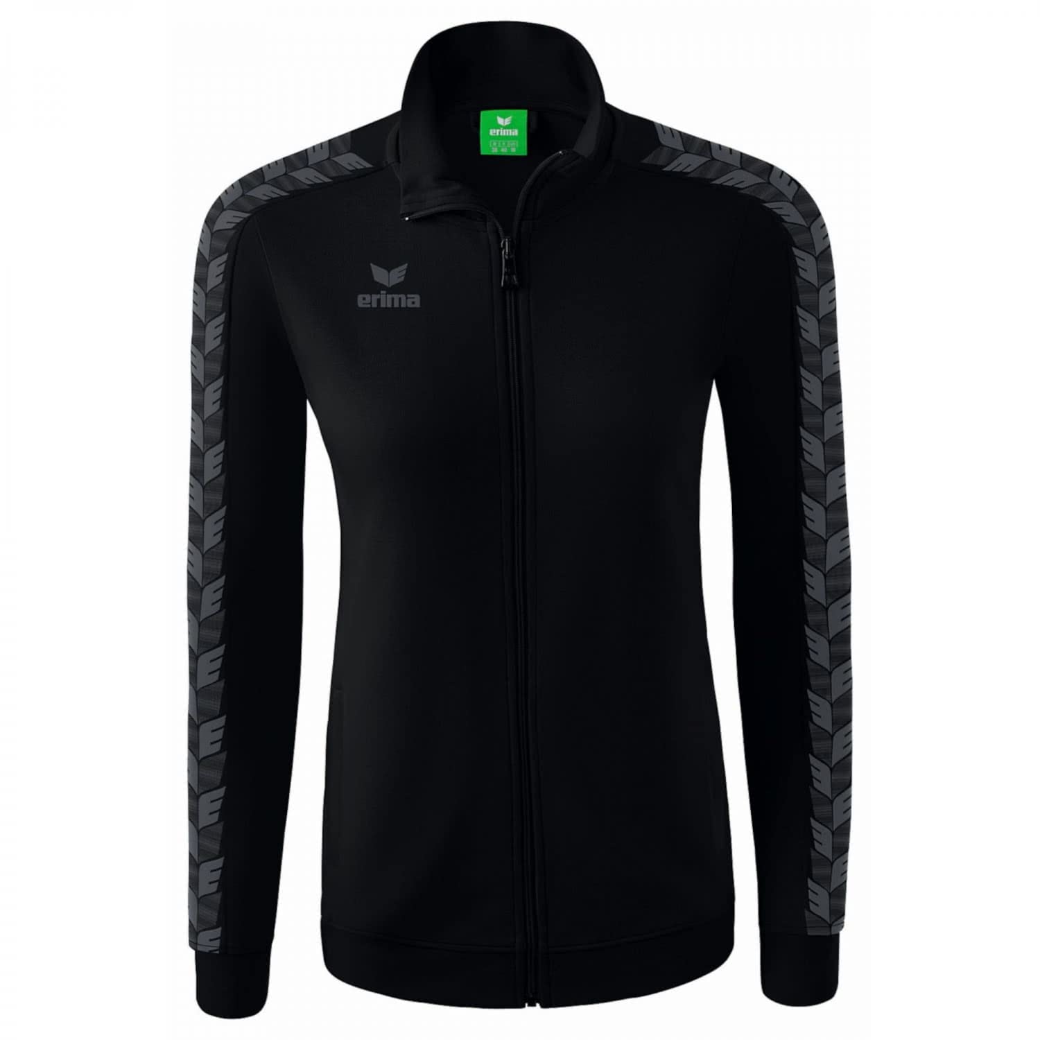 Erima Women's Essential Team Track Top Jacket, Black, 36
