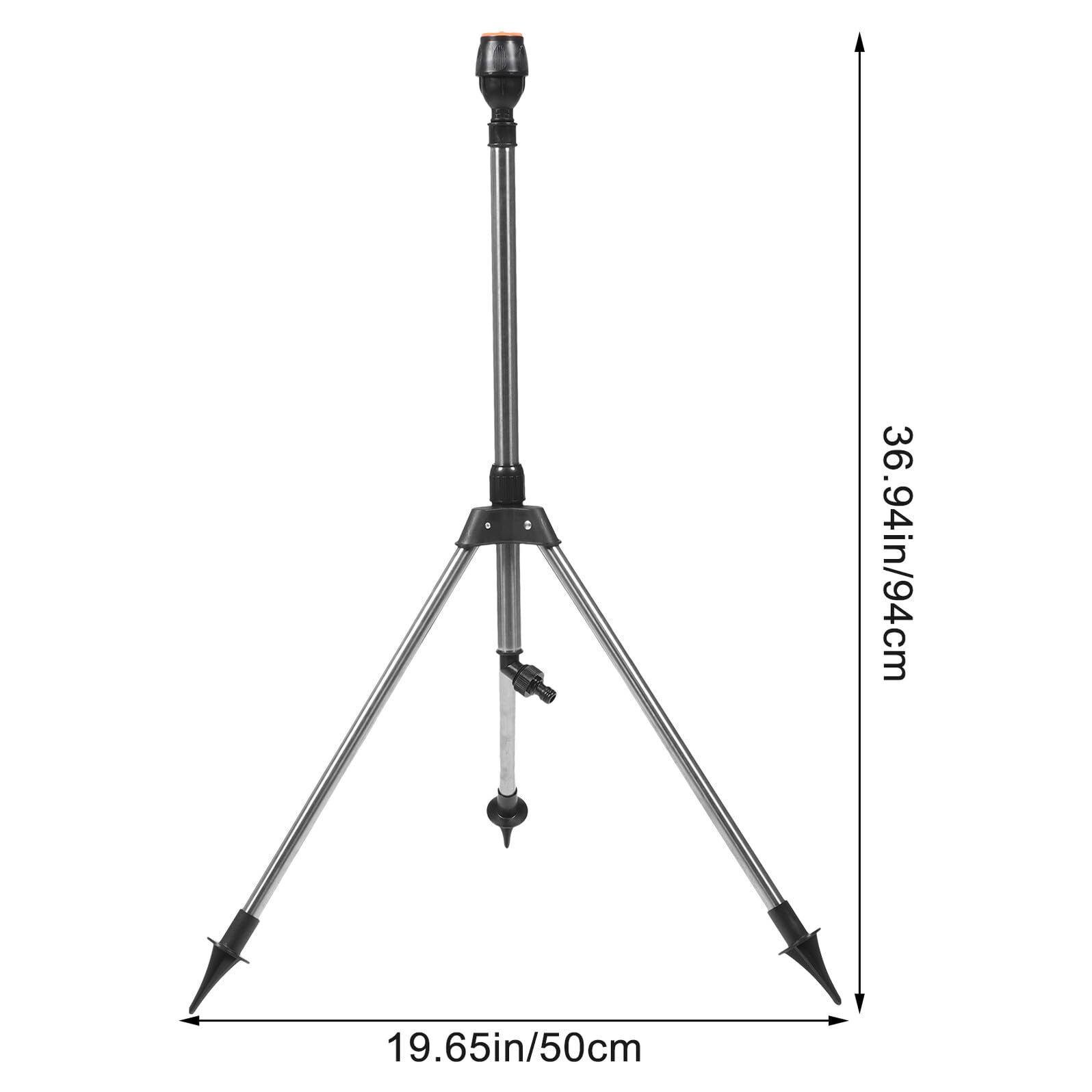 Arroseur Trépied Automatique avec Base Stable Pulvérisateur Rotatif pour Jardin Économiseur Eau pour Pelouse et Irrigation