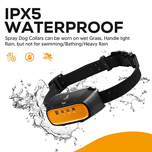 My Pet Command 2 In 1 Citronella Dog Anti Bark Training Collar Auto And Remote Control Safe Humane Spray Collar With Advanced Bark Detection Mode Adjustable Sensitivity Levels Extra Training Whistle #TOP4