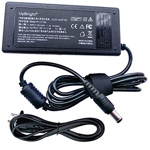 UpBright 18V AC Adapter Compatible with Cricut Cutting Machine CRV001 CRVOO1 Explore Expression 2 CREX002 CREX001 Cake CCA001 Provo Craft Cutter CXPL001 KSAS0451800180M2 KSAH1800200T1M2 B142-180200-E2