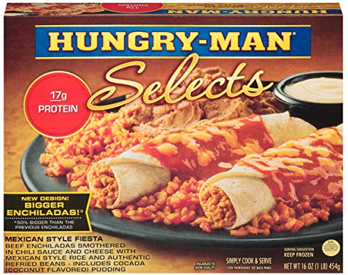 Hungry Man Selects Beef Enchiladas