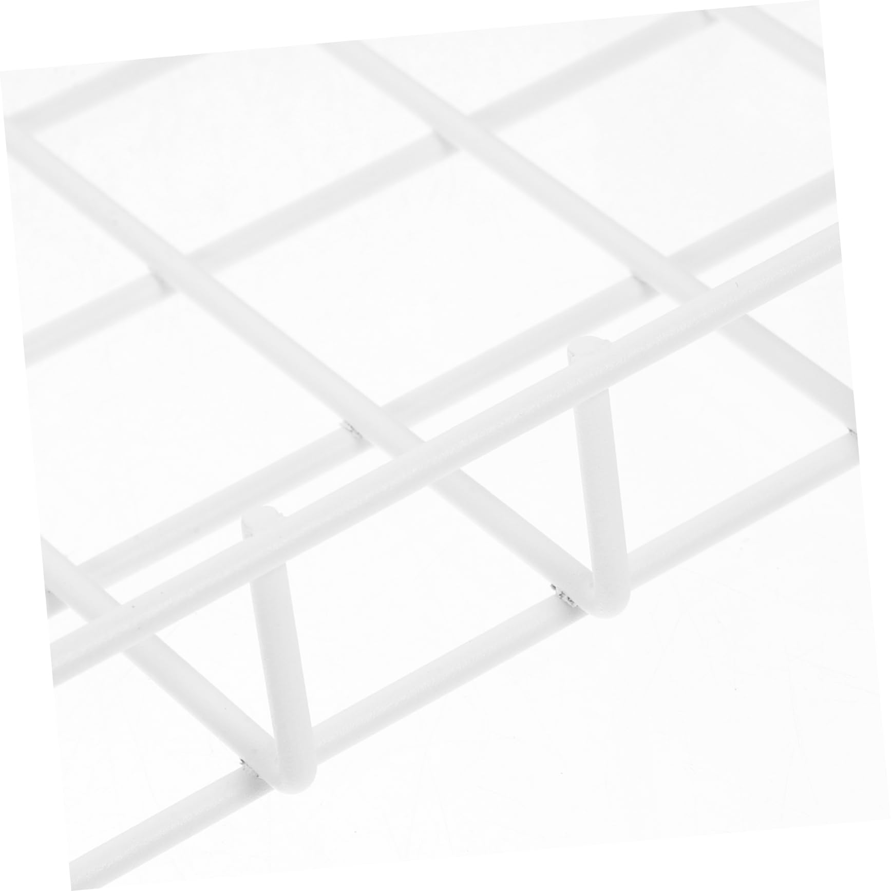 Kabelkanal für Schreibtisch aus Eisen, Weiß, 1, 8-5, 7 Cm | Untertisch Clip, Große Ablage für Büro und Gaming Setup, Schlichtes Modernes Design