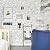Cohoo Home Green White Peel and Stick Wallpaper Boho Green Floral Contact Paper for Cabinets Drawers 17.3inW 118inL Greenery Leaf Self-Adhesive Removable Wallpaper Bedroom Bathroom Waterproof Neutral