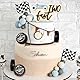 Zwei Schnelle Tortenaufleger Blau Rennwagen Geburtstag Dekorationen Party Supplies Gefälligkeiten Für Racing Car Checkered Flag Geburtstag Party Dekorationen Zubehör