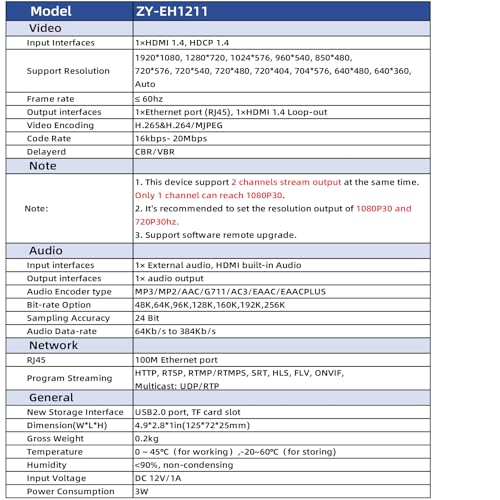 Smart professional streaming encoder product image