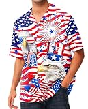 Chemise imprimée pour homme : cette chemise boutonnée présente des motifs festifs, adaptée pour les adolescents garçons, les jeunes hommes ou les personnes âgées. Choix de cadeau pour mari, père, fils, amis