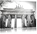 Produktbild Pixxprint Brandenburger Tor in Berlin, Größe: 100x70cm, Leinwandbild, fertig gespannt, Wandbild, Dekoration, Kunstdruck, kein Poster