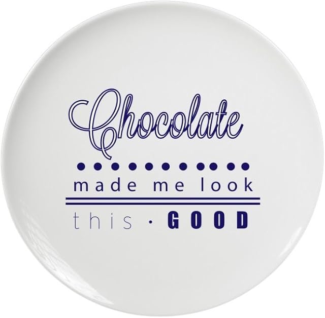 Royal Genware Narrow Rim Plates 22cm - Pack of 6 | 8.5inch Dinner Plates, White Plates, Porcelain Plates | Commercial Quality Tableware by Royal Genware
