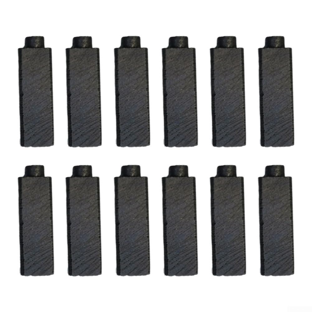 12pcs Spazzole di Carbonio per Asciugacapelli Elettrico Ancoraggio Motore 4x5 5x17mm Compatibile Set di Ricambio