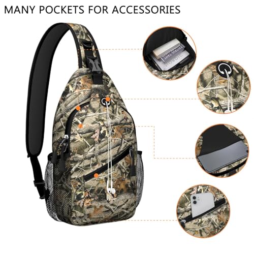 Bolso Sling Camuflado para Senderismo y Paseos miniatura 6