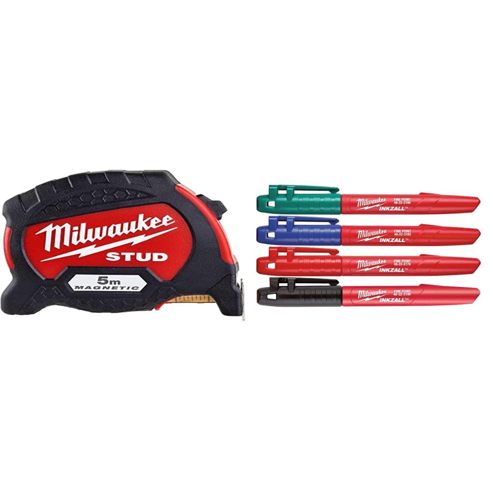 Flexómetro STUD Magnético 5m x 33mm & mil48223106 marcadores