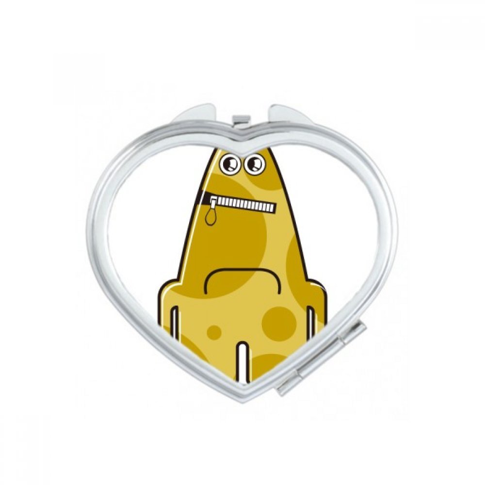 Miroir compact alien portable pour éviter les bavures de maquillage partout avec vous