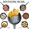 Goodful All-in-One Pan, Multilayer Nonstick, High-Performance Cast Construction, Multipurpose Design Replaces Multiple Pots and Pans, Dishwasher Safe Cookware, 11-Inch, 4.4-Quart Capacity, Blue Mist #2