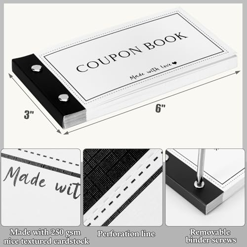 Juleasel Blank Coupon Book For Him Her thumb #4