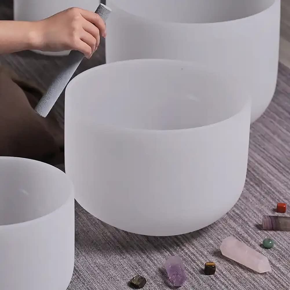 Amazon.co.jp: 6インチ～12インチのフロストクォーツシンギングボウル7