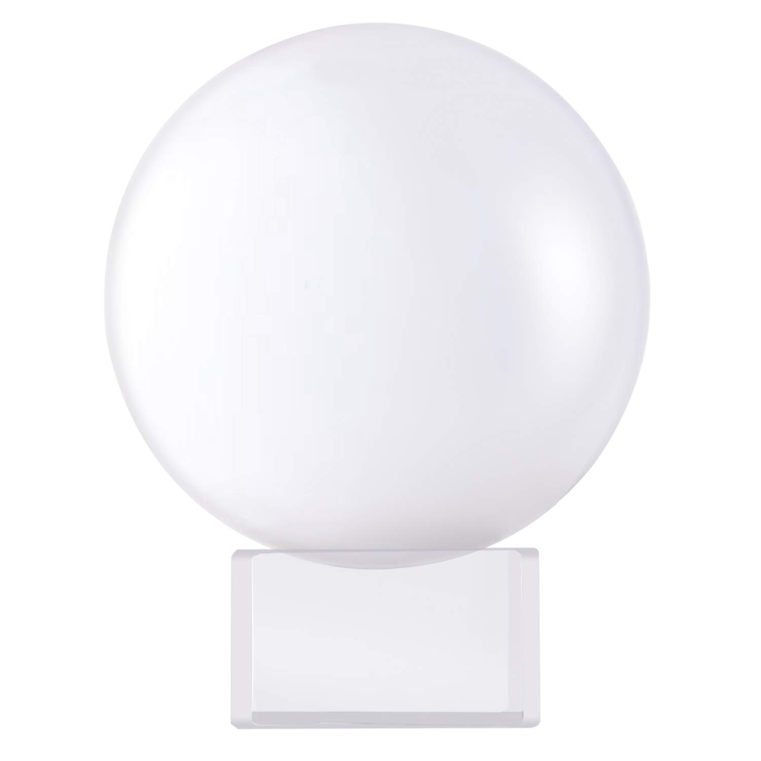 Neewer® 80mm/3pollici Chiara Sfera di Cristallo con Base in Cristallo per Feng Shui/Divination o per Decorazioni di Nozze/Casa/Ufficio