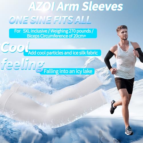 Arm Sleeves Cooling Sports Sleeve Arm Compression Sleeve UV Sun Protection UPF 50 Tattoo Cover Up for Outdoor3