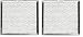 2 PACK AP5306190 Samsung Aluminum Mesh Grease Filter Replacements