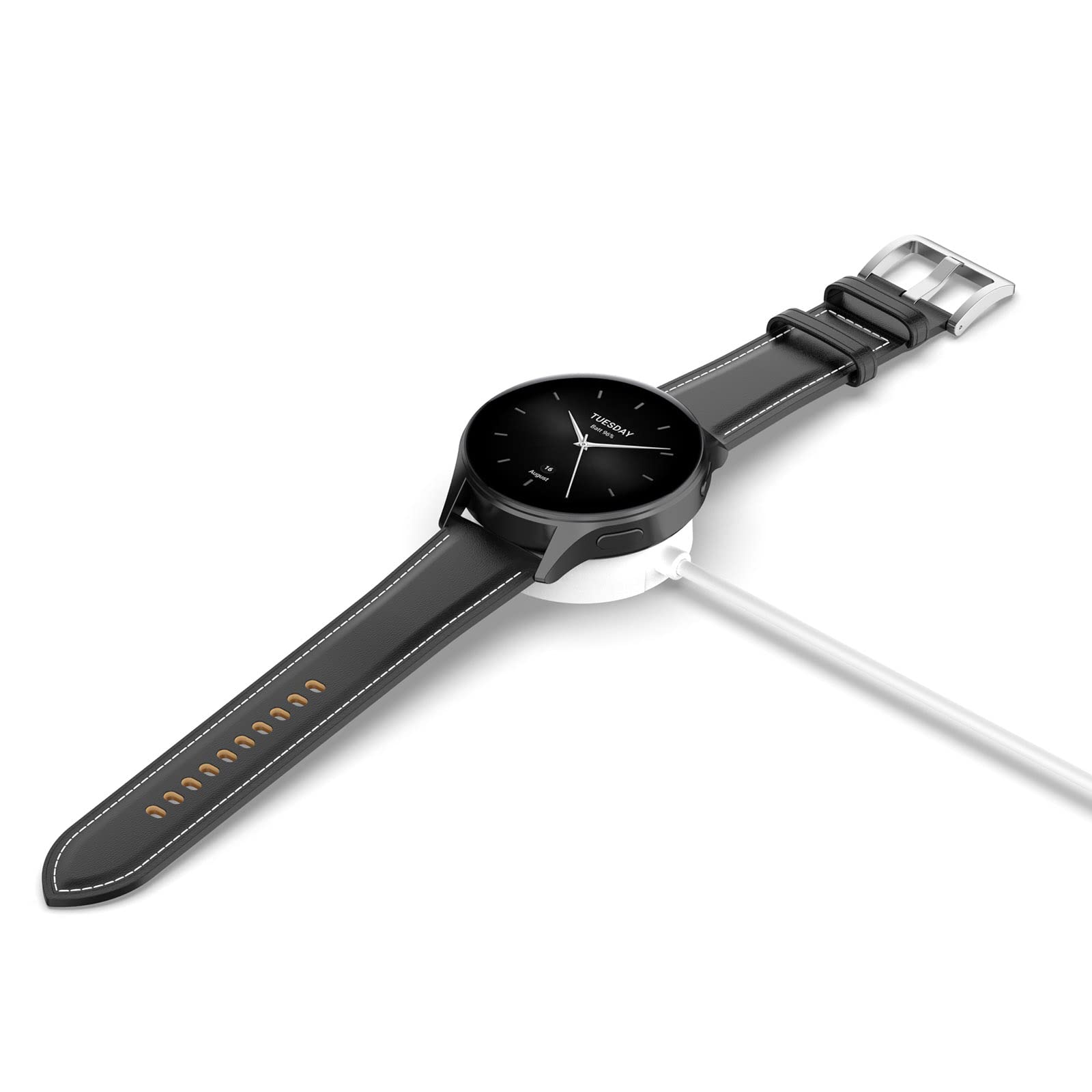 XBERSTAR Watch Charger for Xiaomi Watch S4/2/S2/S3/Watch2 Pro/Watch H1Magnetic USB Charging Cable Replacement Charging Cable (Black)