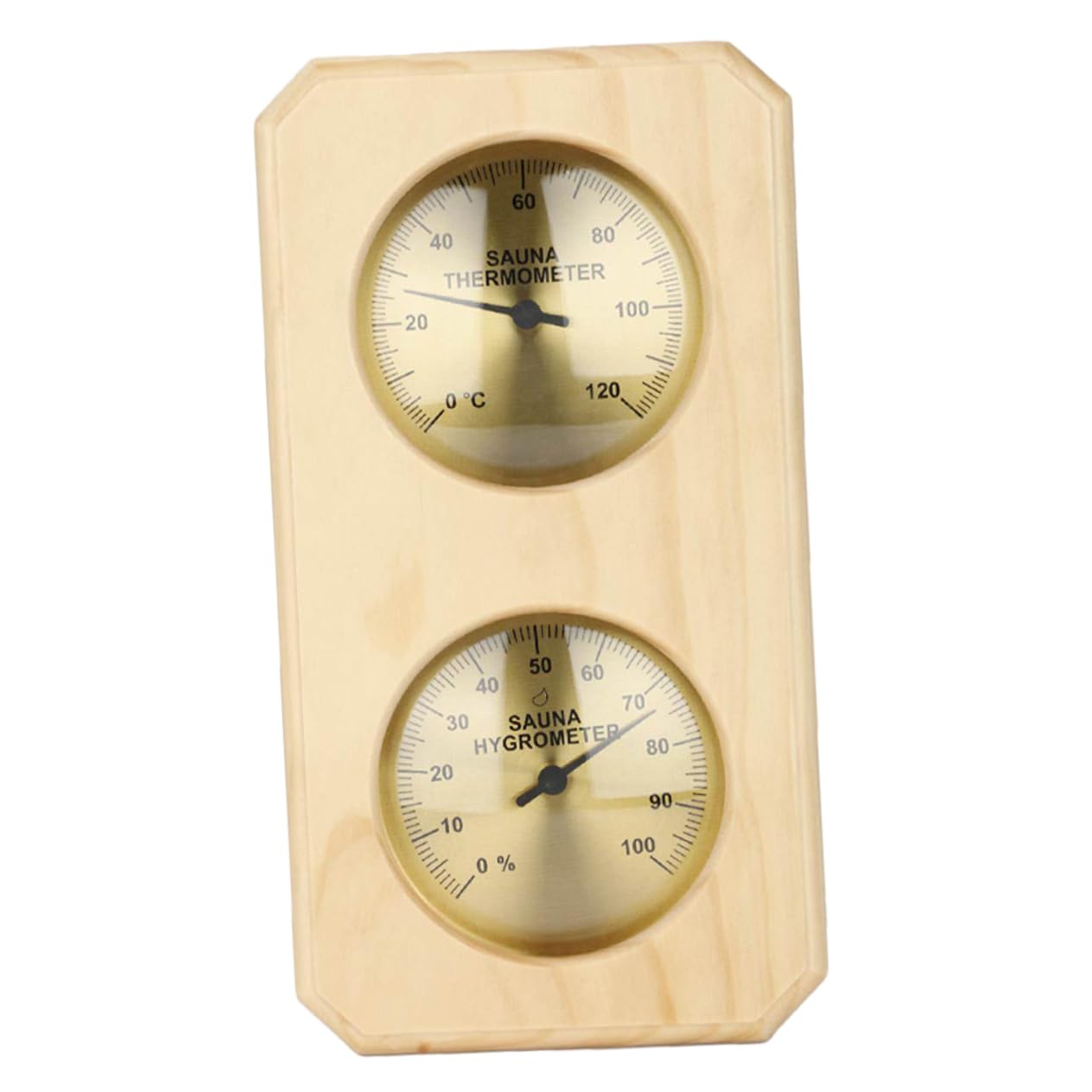 Sauna Temperature and Humidity Meter Simple Abs Wall Hanging
