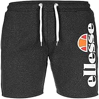 Ellesse Men's Bossini Fleece Short, Dark Grey Marl, Large