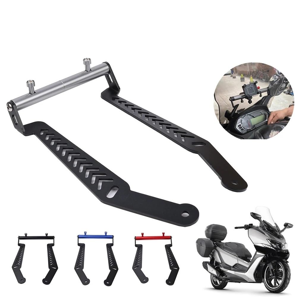 Moto Supporto Telefono GPS Staffa Navigazione GPS Per Cyclone RT3 RT 3 Accessori Moto Telefono Staffa Piastra Di Navigazione GPS Manubrio Adattare Supporto Supporto Telefono Traversa(Nero)