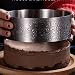 Anello rotondo per mousse per torta in acciaio inossidabile con coperchio Strumento per decorazione torta Pasticceria Torta Mousse Stampo Palla di riso Strumento per sushi Utensile da cucina  15