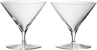 Elegance Martini Glass, Set of 2,10Fl oz