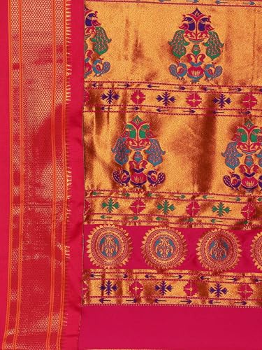 Varkala Silk Sarees paithani silk saree in soft silk – image 6