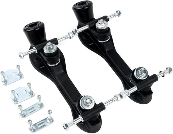 For Quad Roller Skate Plate Set with Steel Kingpin Aluminum Trucks and Lightweight PP Plastic Design (for size 35-36)